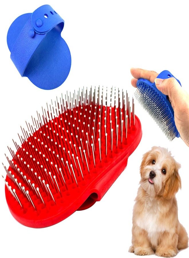 KsPups Rubber Pet Glove Hair Fur Grooming Massaging Massage Pin Dog Cat Bath Brush Comb Pet Shower Dog Brush Pets Supplies 1-Pcs - Image 1